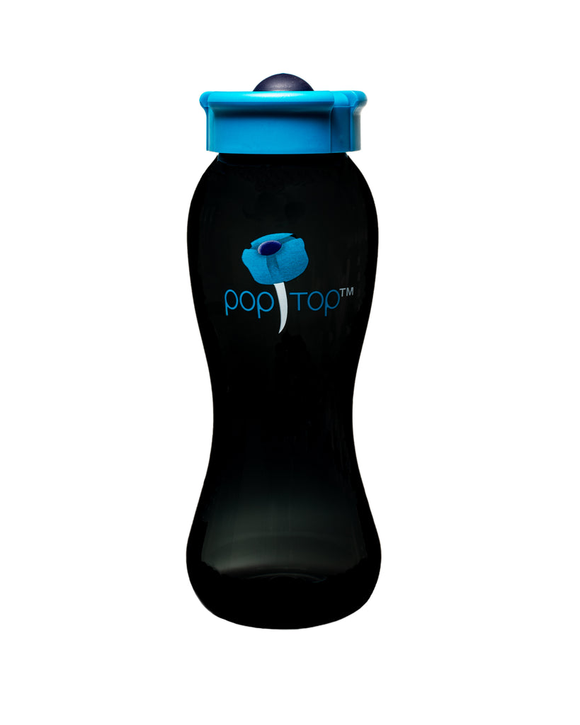 Blue POP TOP Water Bottle